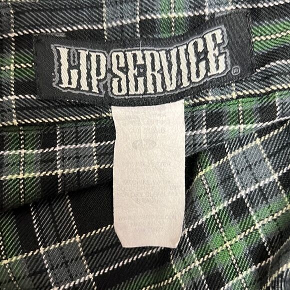 Vintage Lip Service Plaid Kilt - Picture 5 of 8
